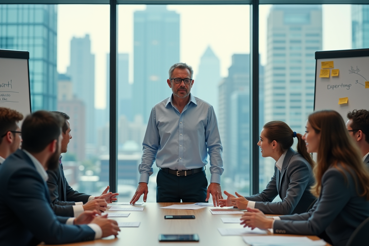 Manager frustré lors d